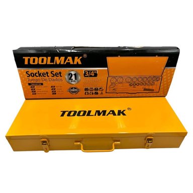 KIT JUEGO DE DADOS CHICHARRA CUADRANTE 3/4 21 PIEZAS TOOLMAK - 2