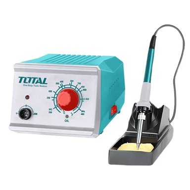 ESTACION DE SOLDADURA SOLDAR 60W REGULABLE CON CUATIN TOTAL - 1