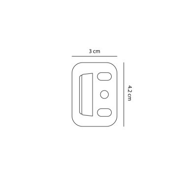 PACK  DE 100 UNIDADES DE CLIPS MONTAJE PANEL PVC (WPC) - 5