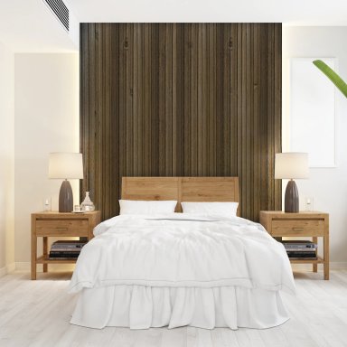 PANEL PVC REVESTIMIENTO MUROS Y CIELOS 2,6MT X 15CM X 10MM CAFE - 2