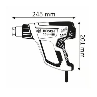 PISTOLA DE CALOR BOSCH MODEL GHG 20-63 2000W - 2