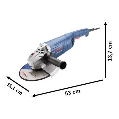ESMERIL BOSCH ANGULAR 9' GWS 2200-230 VULCANO 2200 W - 5