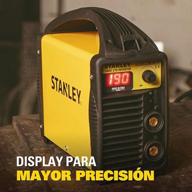 SET SOLDADORA STANLEY INVERTER MMA 190A-SIRIO210 + PORTAELEC - 5