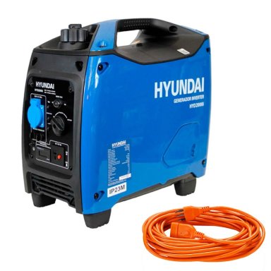 GENERADOR INVERTER 2.0KW GASOLINA HYUNDAI 82HYD2000I INCLUYE ALARGADOR - 6