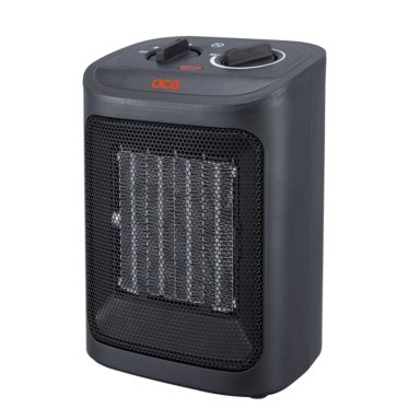 ESTUFA CALEFACTOR PTC EN COLOR NEGRO OCA 1800W MOD:MT2025-PTC919 - 1