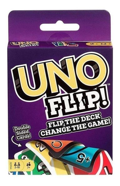 JUEGO CARTAS MATTEL UNO FLIP DOBLE CARAS - 1
