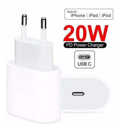 CARGADOR DE PARED USB C TURBO DE 20 W COMPATIBLE CON IPHONE - 4