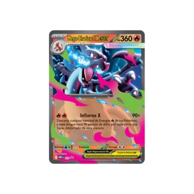 CARTAS POKEMON MEGA CHARIZARD X EX TIN INGLES - 3