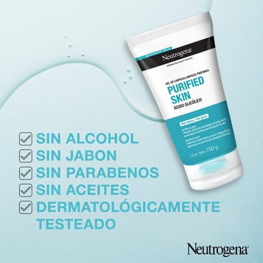 GEL DE LIMPIEZA NEUTROGENA® PURIFIED SKIN® X 150G - 4