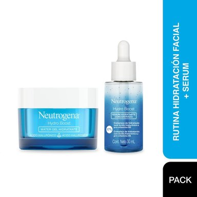 RUTINA HIDRATACIÓN NEUTROGENA HYDRO BOOST SERUM HIALURÓNICO - 1
