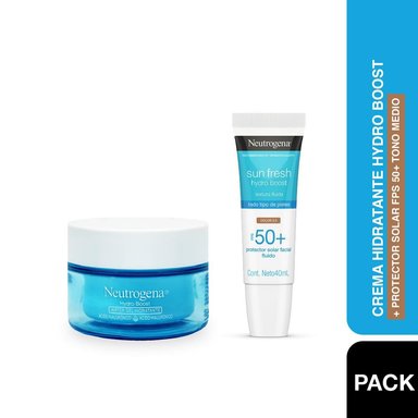 CREMA NEUTROGENA HYDRO BOOST + PROTECTOR SOLAR TONO MEDIO - 1