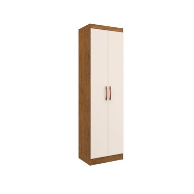 ARMARIO MULTIUSO 2 PUERTAS IBIZA CANELA BLANCO INVIERNO - 1