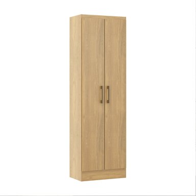 ESTANTE ORGANIZADOR CON 2 PUERTAS CAROL MARRÓN CLARO - 1