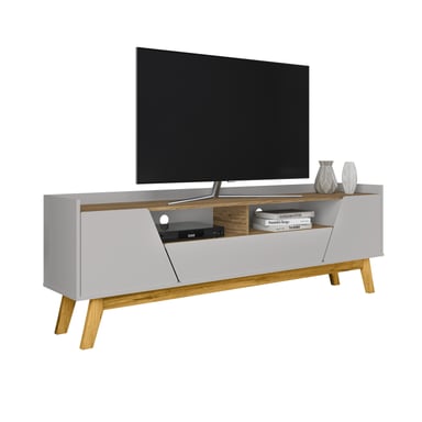 RACK TV 75' HOGA FLORENCIA BLANCO INVIERNO CANELA - 1