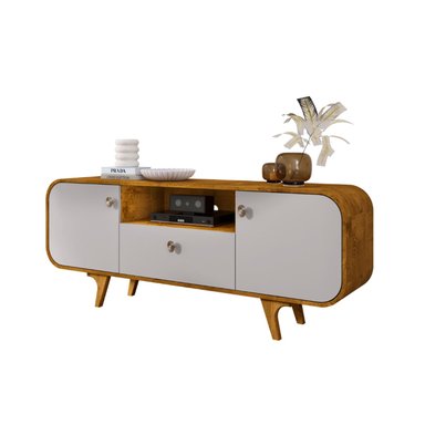 RACK TV 55' HOGA NORONHA NATURAL BLANCO INVIERNO - 1