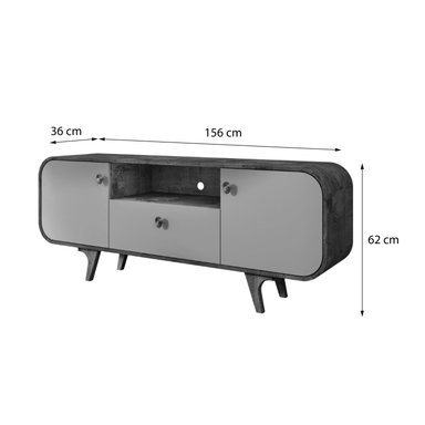 RACK TV 55' HOGA NORONHA NATURAL BLANCO INVIERNO - 3