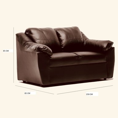 SOFA GENOVA 2CPOS CAFÉ MORO - 4