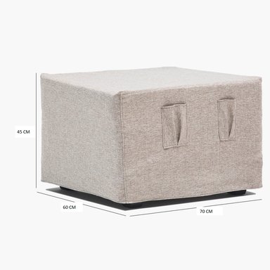 PUFF CAMA SORRENTO BEIGE - 3