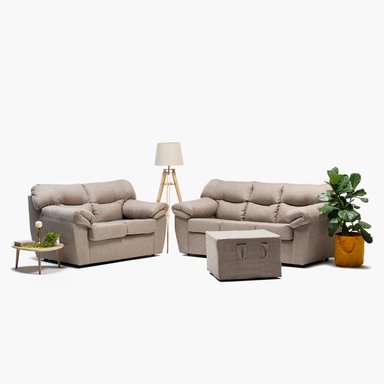 PUFF CAMA SORRENTO BEIGE - 4