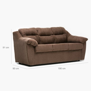 SOFA ASTURIAS 3CPOS CHOCOLATE - 2