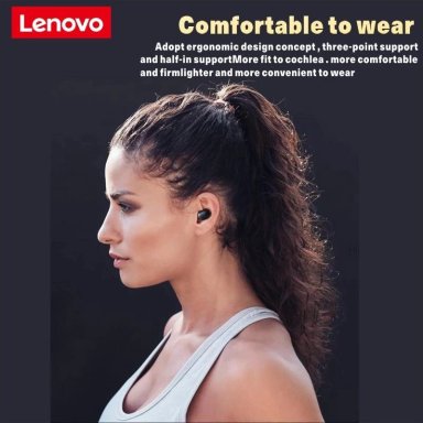 AUDÍFONOS LENOVO HT18 BLUETOOTH NEGRO - 4