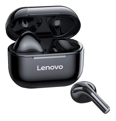 AUDÍFONOS LENOVO LP40 BLUETOOTH NEGRO - 1