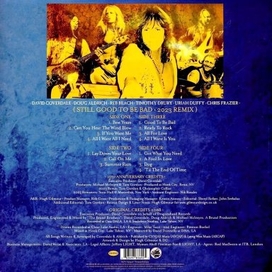 VINILO - WHITESNAKE - STILL GOOD TO BE BAD - 2023 REMIX - RHINO 2023 - 2