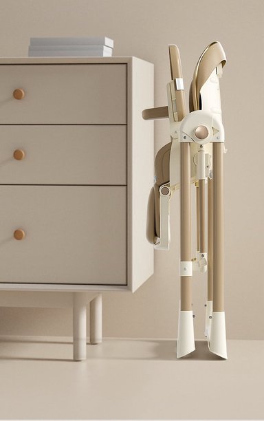 SILLA DE COMER PLEGABLE MULTIFUNCIONAL 3 EN 1 DE BEBÉ CHAMPAN - 6