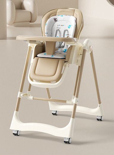 SILLA DE COMER PLEGABLE MULTIFUNCIONAL 3 EN 1 DE BEBÉ CHAMPAN - 7