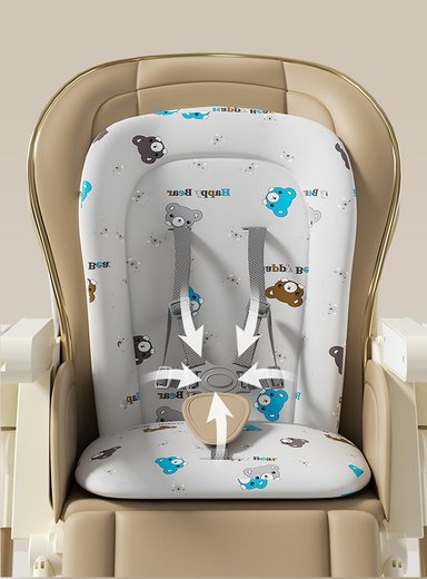 SILLA DE COMER PLEGABLE MULTIFUNCIONAL 3 EN 1 DE BEBÉ CHAMPAN - 9
