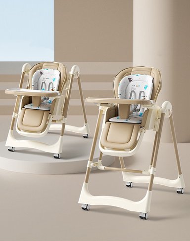 SILLA DE COMER PLEGABLE MULTIFUNCIONAL 3 EN 1 DE BEBÉ CHAMPAN - 10