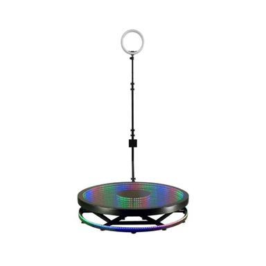PLATAFORMA GIRATORIA 360 PHOTOBOOTH 100 CM GLASS LIGHT PRO - 4