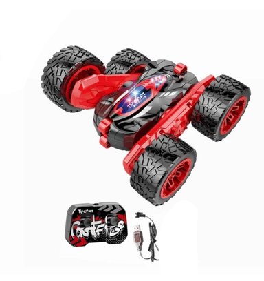 AUTO 4X4 CONTROL REMOTO MARAVILLAS VALDIVIA ROJO ACROBATA DOBLE CARA - 1