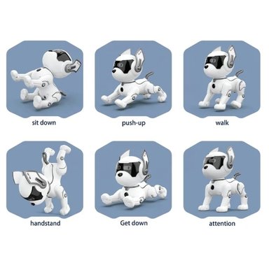 ROBOT MARAVILLAS VALDIVIA PERRO CONTROL REMOTO SMART DOG BAILA SONIDO - 5