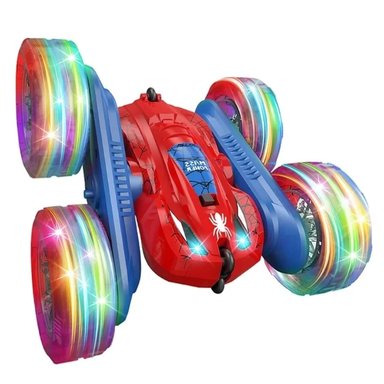 AUTO CONTROL REMOTO MONSTER ACROBATA CON LUCES EN LAS RUEDAS - 3
