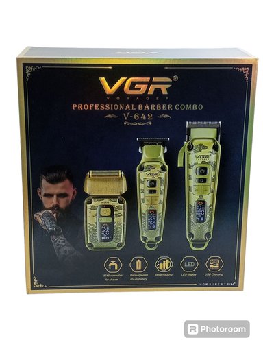 MÁQUINA AFEITADO ANGELES DEL HOGAR VGR 3 EN 1 - 1