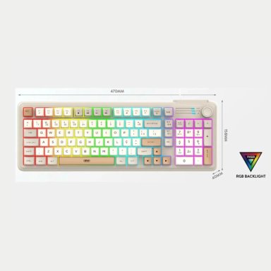 TECLADO MECANICO INALAMBRICO ESPAÑOL - 1