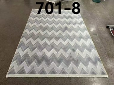 ALFOMBRA JACQUARD BICOLOR 200X240CM ANTIDESLIZANTE - 1
