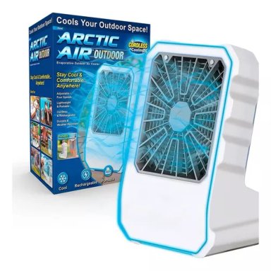 ENFRIADOR DE AIRE PORTATIL CON AGUA RECARGABLE 40CM - 1