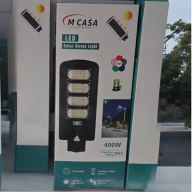 FOCO SOLAR CON SENSOR DE MOVIMIENTO LED DE 400W - 2