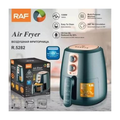 FREIDORA DE AIRE DE 4LITROS 1300W AIR FRYER ELECTRICA RAF - 5332 - 1