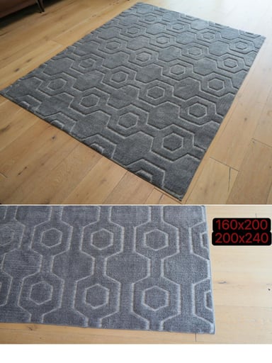 ALFOMBRA ANTIDESLIZANTE DE ALGODON 160X200CM - 1