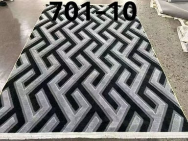 ALFOMBRA JACQUARD BICOLOR 150X200CM ANTIDESLIZANTE - 1
