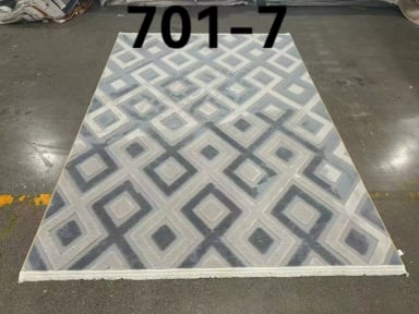 ALFOMBRA JACQUARD BICOLOR 200X240CM ANTIDESLIZANTE - 1
