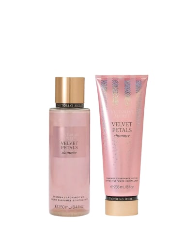 PACK CREMA Y COLONIA VELVET PETALS SHIMMER VICTORIA'S SECRET EDT MUJER 250 ML - 1