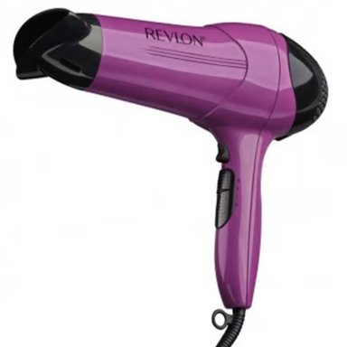 SECADOR DE CABELLO REVLON RVDR773 2000 W CONTROL FRIZZ PURPURA - 1