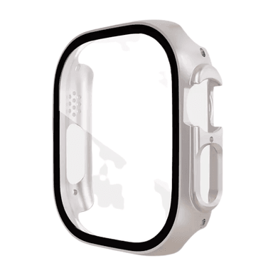 PROTECTOR CARCASA CON VIDRIO PARA APPLE WATCH 49MM ULTRA / PERLA - 1