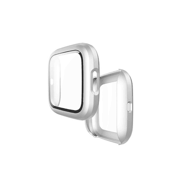 PROTECTOR GLOBAL MOVIL MR CARCASA CON VIDRIO PARA FITBIT VERSA 2 PLATEADO - 1