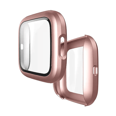 PROTECTOR GLOBAL MOVIL MR CARCASA CON VIDRIO PARA FITBIT VERSA 2 ROSA GOLD - 1