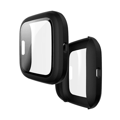 PROTECTOR GLOBAL MOVIL MR CARCASA CON VIDRIO PARA FITBIT VERSA 2 NEGRO - 1
